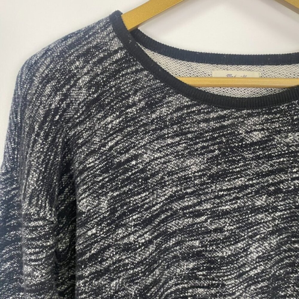 Madewell  Black Marled Shadetree Sweater - Picture 3 of 9